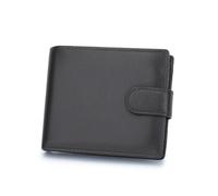 LANMOU Portefeuille Homme Cuir Véritable Grande Capacité avec Porte-Cartes Compartiments À Billets Et Poche À Idéal pour Travail Affaires Quotidien Et Voyages (Brun Foncé)