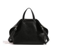 LANMOU Sac à Dos Cuir Femme avec Sangle Réglable, Sacs à Main Portés Dos Femme avec Poignée de Transport, Sac Cabas Léger et Pratique (Noir)