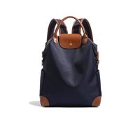 LANMOU Sac à Dos Étanche, Design Rétro Minimaliste, Petit Sac à Dos Femme, Compatible Ordinateur Portable 15 Pouces, Idéal pour Travail, École, Affaires et Professeurs d'Université (Bleu)
