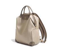 LANMOU Sac à Dos Étanche, Design Rétro Minimaliste, Petit Sac à Dos Femme, Compatible Ordinateur Portable 15 Pouces, Idéal pour Travail, École, Affaires et Professeurs d'Université (Kaki)