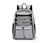 LANMOU Sac à Dos Voyage avec 15.6 Pouces et Imperméable, Sac à Dos Ordinateur, Bretelles Respirantes, Travel Backpack avec Poche Latérale en Mesh (Gris)