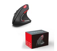 LANMOU Souris sans Fil Bluetooth, Souris Ergonomique sans Fil Souris sans Fil Gamer Souris Silencieuse sans Fil Souris Verticale sans Fil 2400 DPI Réglable Optique Wireless Mouse