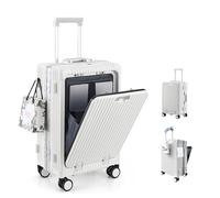 LANMOU Valise Cabine 20", Cadre en Aluminium, Coque PC, TSA
