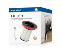LANMU Filtre avec brosse de nettoyage compatible avec aspirateur Bosch Unlimited Gen2 Series 8, 12036642, 12023349 HEPA (sans porte-filtre)