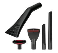 LANMU Kit d'accessoires universels pour aspirateur Ø 32-35 mm, 5 pièces avec buse d'ameublement, suceur plat et buse de voiture, embouts d'aspirateur compatibles avec Kärcher, Bosch, Miele, Siemens