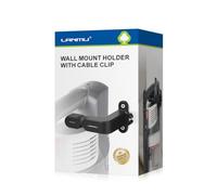 LANMU Support mural amélioré avec clip de câble compatible avec Shark IX141 IZ462H IZ662H IZ862H, PowerPro Plus IZ377H IZ376H Pet Aspirateur sans fil, Ultracyclone CH951