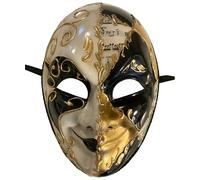 Lanna msk Masque de bal de mascarade fait à la main - Pour le carnaval - Pour homme