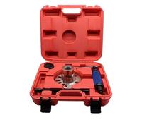 LANNADD Kit d'extracteur de roulement de roue hydraulique 10t - Pour moyeu de roue à 4 ou 5 trous avec un cercle de boulonnage de 96 à 125 mm - Rouge