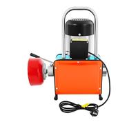 LANNADD Machine de nettoyage de canalisations en spirale 220 V - Déboucheur de canalisations électrique avec spirale de 12 m - Pour toilettes, eaux usées, salle de bain, lavabos