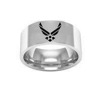 l'anneau, Bijou militaire en argent, cadeau for vétérans, bracelet tendance for les passionnés de patriotisme et l'armée(M)