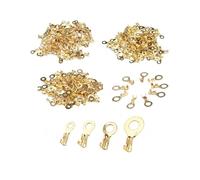 l'anneau de pression en cuivre, Non-Insulated Brass Ring Terminals 100 Pcs 3.2-6.2mm(M3 3.2mm)