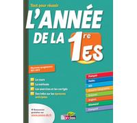 L'année de la 1re ES - Toutes les matières