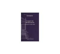 L'Année des Déchirements Journal de l'année 2007 - Hubert Nyssen - Actes sud - broché - Roman
