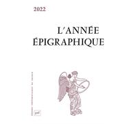 L'Année épigraphique, vol. 2022 - Collectif - Puf - broché - Revue