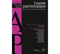 L'annee psychologique- 2018 - 3 Le langage, une fonction cognitive spécifique ou générale ? Language as a domain-specific or domain-general cognitive function? - Collectif - Puf - broché - Revue