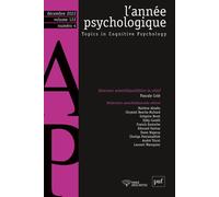 L'année psychologique, 2022-4 Varia - Collectif - Puf - broché - Revue