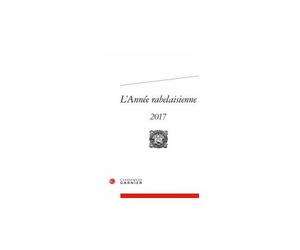 L'année Rabelaisienne N°1, 2017