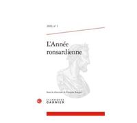 L'annee Ronsardienne 2019, N 1 - Varia