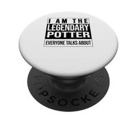 l'anniversaire d'un Artisan est Un potier Ouvrier PopSockets PopGrip Adhésif