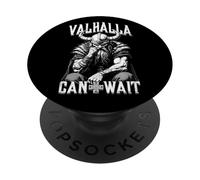 l'anniversaire d'un Viking, Valhalla, Peut Attendre la vieillesse d'un père Guerrier Nordique PopSockets PopGrip Adhésif