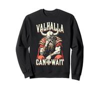 l'anniversaire d'un Viking, Valhalla, Peut Attendre la vieillesse d'un père Guerrier Nordique Sweatshirt
