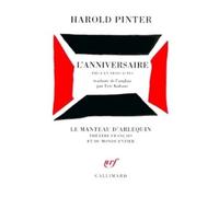 Harold Pinter – L'Anniversaire – Traduction Éric Kahane – Gallimard – Relié