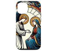 L'Annonciation, bénie sois-tu ? Luc 1:45 Sainte Marie catholique Coque pour iPhone 12/12 Pro