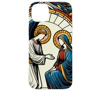 L'Annonciation, bénie sois-tu ? Luc 1:45 Sainte Marie catholique Coque pour iPhone 14 Plus