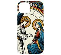 L'Annonciation, bénie sois-tu ? Luc 1:45 Sainte Marie catholique Coque pour iPhone 15 Plus