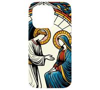 L'Annonciation, bénie sois-tu ? Luc 1:45 Sainte Marie catholique Coque pour iPhone 15 Pro