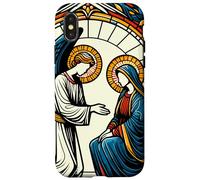 L'Annonciation, bénie sois-tu ? Luc 1:45 Sainte Marie catholique Coque pour iPhone X/XS
