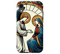 L'Annonciation, bénie sois-tu ? Luc 1:45 Sainte Marie catholique Coque pour iPhone XR