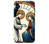 L'Annonciation, bénie sois-tu ? Luc 1:45 Sainte Marie catholique Coque pour iPhone XS Max