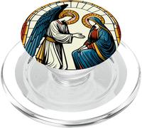 L'Annonciation, bénie sois-tu ? Luc 1:45 Sainte Marie catholique PopSockets PopGrip pour MagSafe