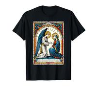 L'Annonciation, bénie sois-tu ? Luc 1:45 Sainte Marie catholique T-Shirt