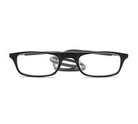 Lanomi Lunettes de lecture étroites pour homme et femme - Fermeture magnétique - Aide à la lecture - Aide à la lecture - Avec bandes élastiques en silicone, Cadre noir gris bras, m
