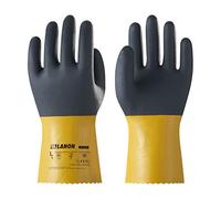 LANON Gants de Protection Chimiques en PVC, Résistance Acide, Alcali et Huile, EN 374/388, Taille XXL
