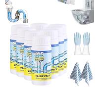Lanoxie Déboucheur de Canalisation, Lanoxie Déboucheurs Pro, Nettoyant Puissant Canalisation, Idéal En Cas d'Eau Stagnante Cuisine, Sink and Drain Cleaner (8PCS)