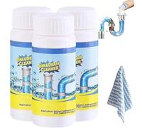 Lanoxié Deboucheur, Deboucheur Evier, Nettoyant Puissant Canalisation, Idéal En Cas D'eau Stagnante Cuisine, Salle De Bains, Toilettes, Siphons De Sol, Lanoxie Déboucheur Canalisation (3)