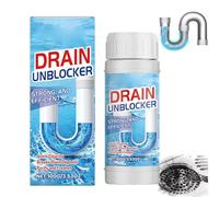 Lanoxie Deboucheur Evier, 100g Lanoxie Déboucheur De Canalisations, Nettoyant Puissant Pour Canalisation, Lanoxié Agent De Dragage De Canalisations, Poudre Nettoyante, Sink And Drain Cleaner (1)