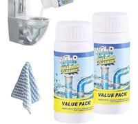 Lanoxie Deboucheur Evier,Déboucheur De Canalisations,Nettoyant Puissant Pour Canalisation,Pour Cuisine Et Salle De Bain,Sink and Drain Cleaner (2pcs)