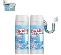 Lanoxie Deboucheur Evier,Lanoxie Déboucheur Canalisation,Lanoxié Déboucheur Pro,Nettoyant Puissant Pour Canalisation,Poudre Nettoyante,Pour Cuisine Et Salle De Bain,Sink and Drain Cleaner Powder (2PC)