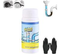 Lanoxie Déboucheur Pro,2026 Lanoxie Deboucheur Evier,Powerful Pipeline Dredging Agent,Déboucheur Canalisation,Sink and Drain Cleaner,Deboucheur Wc Pour Cuisine Et Salle De Bain,Avec Gants,110 g (1)
