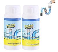 Lanoxie déboucheur pro,déboucheur canalisation,Nettoyant Puissant Pour Canalisation,deboucheur evier,Poudre Nettoyante,Pour Cuisine Et Salle De Bain,Sink and Drain Cleaner (2pc)