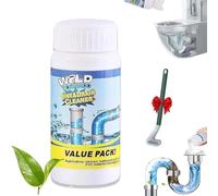 Lanoxie Déboucheur Pro, Lanoxie Déboucheur Canalisation, Nettoyant Puissant Pour Canalisation, Poudre Nettoyante,Pour Cuisine Et Salle De Bain,Sink and Drain Cleaner (1pc)