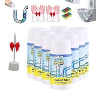 Lanoxie - Lanoxie Déboucheur Pro, Déboucheur Canalisation, Nettoyant Puissant Canalisation, Poudre Nettoyante Idéal En Cas d'Eau Stagnante Cuisine (8pcs)