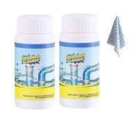 Lanoxie Sink and Drain Cleaner,Powerful Drain and Pipe Cleaner,Portable Foaming Pipeline Dredging Agent for Kitchen,Utilisations Multiples,Pour Nettoyer Votre Cuisine,Vanité (2pc)
