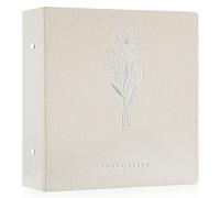 Lanpn Album Photo 11x15 11,5x15 1000 Pochette, Grand Geant Format Lin Tissu Album pour Horizontal Vertical Photos Beige