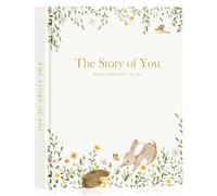 Lanpn Livre de Naissance Bébé Fille Garçon - The Story of You, Album Photo Bebe Première Année à 5 Ans, Journal Naissance Baby Book pour Coller Photos Écrire Cadeau, Anglais, 154 Pages