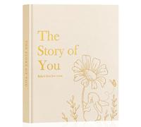 Lanpn Livre de Naissance Bébé Fille Garçon - The Story of You, Album Photo Bebe Première Année à 5 Ans, Journal Naissance Baby Book pour Coller Photos Écrire Cadeau, Anglais, Beige, 154 Pages